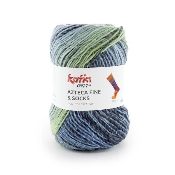 Katia Azteca Fine Socks & More – Laine à chaussettes multicolore