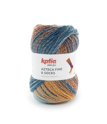 Katia Azteca Fine Socks & More – Laine à chaussettes multicolore