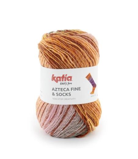 Katia Azteca Fine Socks & More – Laine à chaussettes multicolore