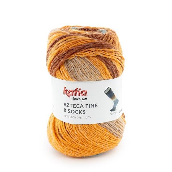 Katia Azteca Fine Socks & More – Laine à chaussettes multicolore