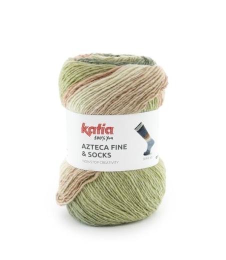 Katia Azteca Fine Socks & More – Laine à chaussettes multicolore