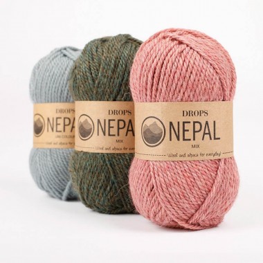 Découvrez la laine DROPS Nepal, la laine idéale pour tous les jours !