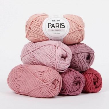 Découvrez la laine DROPS Paris, Un coton amusant et facile à tricoter !