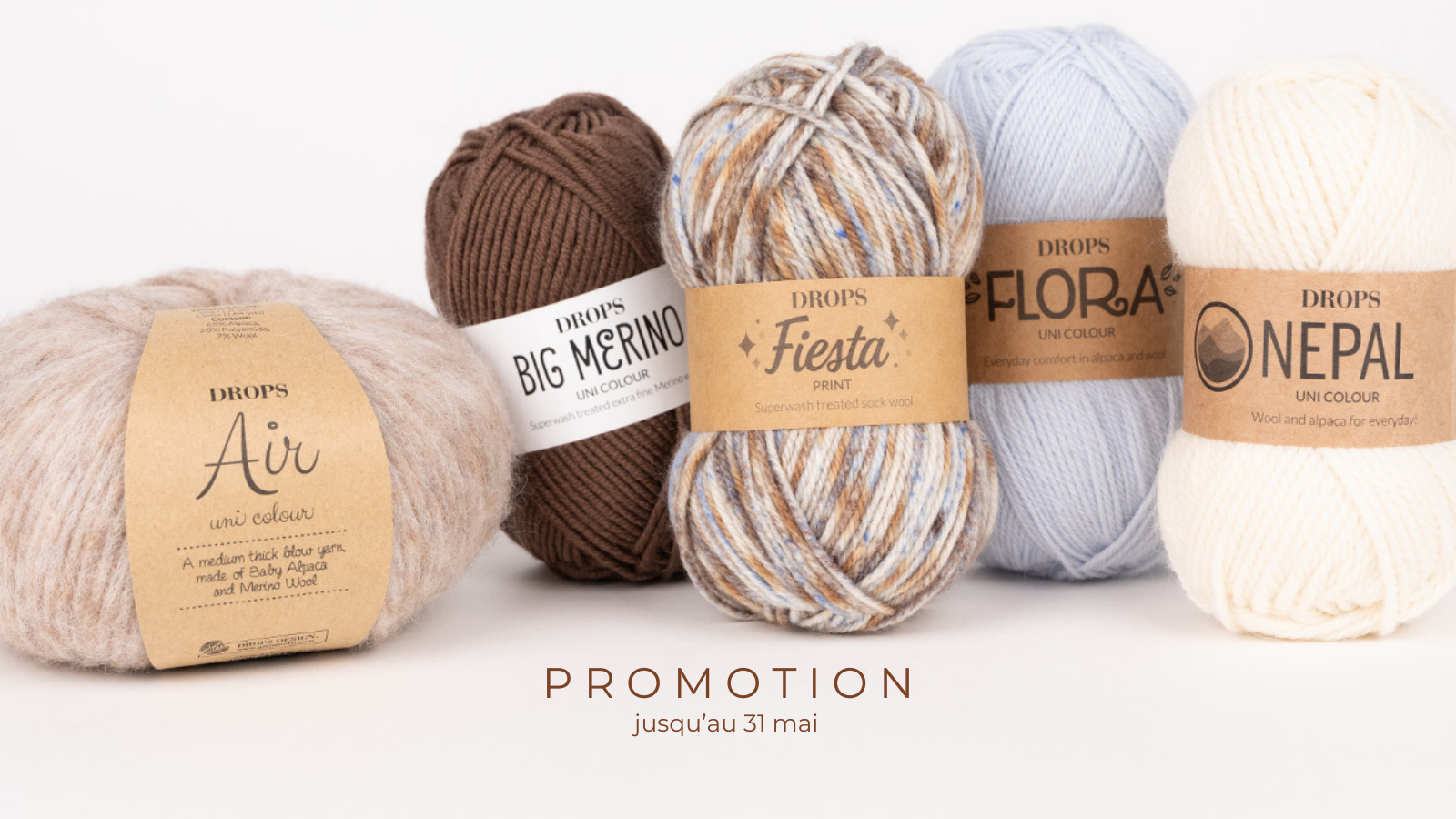 Promotions Laines à -30% de réduction.