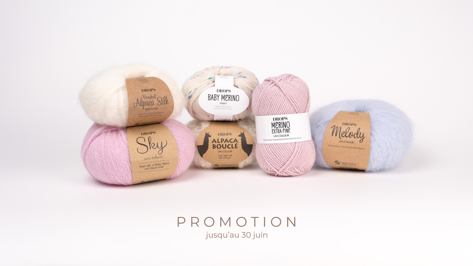 Promotions Laines à -30% de réduction.