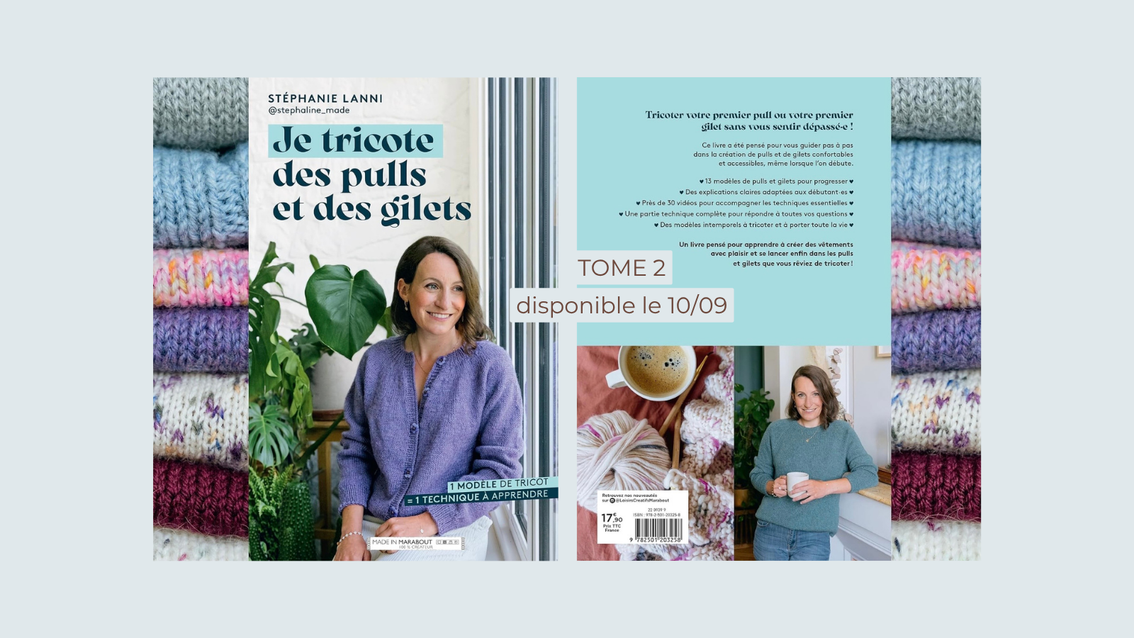 LIVRE 2 - STÉPHANIE Laines à -30% de réduction.