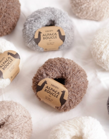 Alpaca bouclé
